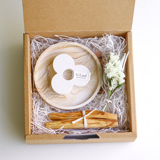 Positive Energy Palo Santo Gift set -Warm Sand