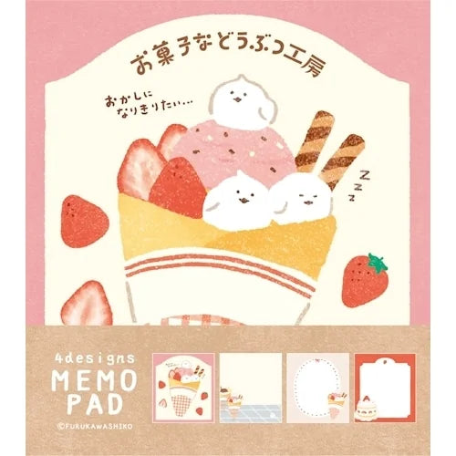 Furukawa Shiko Memo Pad – Dressed-Up Bird