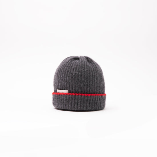 Cashmere Beanie "Levi" - Charcoal Gray