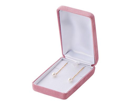 Clip-on earrings and pendant case, PINKSEIME series, 12 pieces, AR-EP105