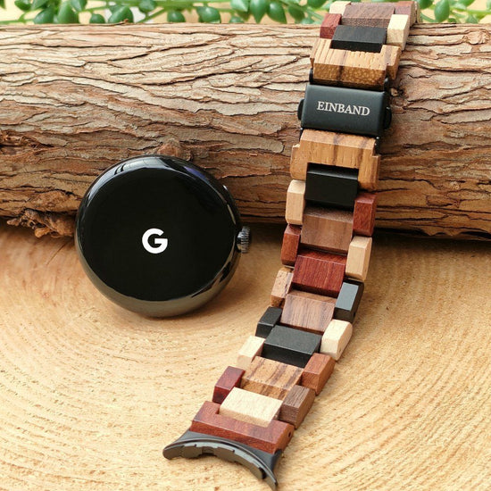 EINBAND Google Pixel Watch Natural Wood Band Mix Wood