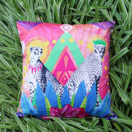 Explorer Cushion Cover Festive Cheetah