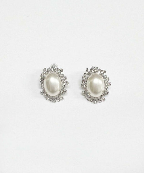 Pearl Vijoux relief Clip-on earrings/an another angelus [51BB04a004].