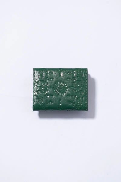 Bandana Trifold Wallet in Dark Green