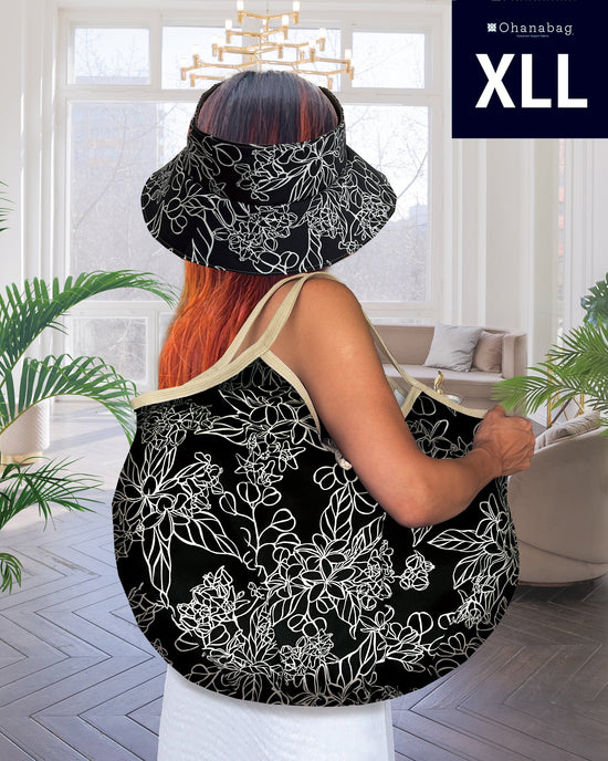 [XLL・Plumeria Black]Hawaiian_OhanaBag/XLL_509