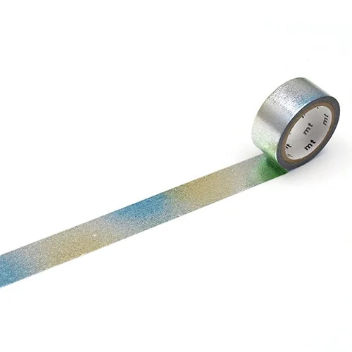 mt Masking Tape fab (Foil Stamp) – Pieces Silver, 15mm×3m