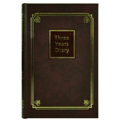 LIFE Three-Year Diary – B6, Dark brown