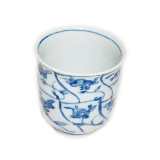 [Eisyou] Teacup with a design of a neon sign in underglaze blue