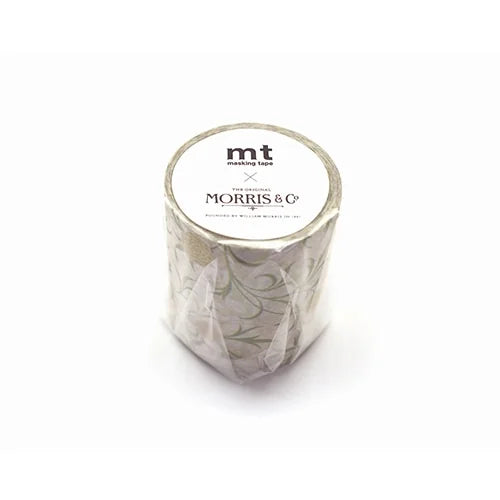 mt × Morris & Co. Masking Tape – Scroll and Flower, 50mm×7m