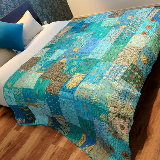 [M]Vintage Patchwork Cambadia Quilt (Assorted)