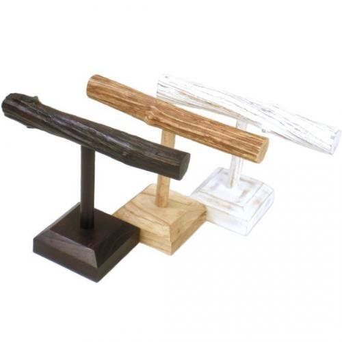 Wooden (driftwood) bracelet T-stand L-9949