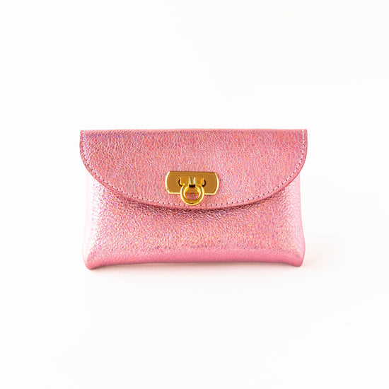 Flap wallet fleur medium prismatic leather