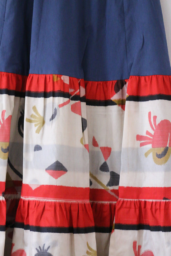 Matsuri -Meisen Teered Skirt Navy