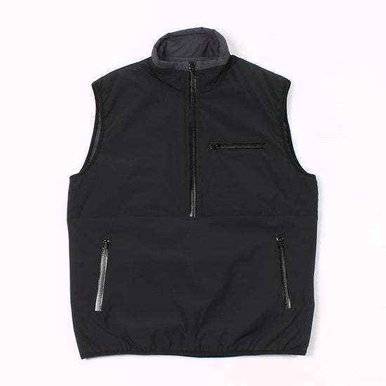 FELCO PUFFBALL HALF ZIPPER PULLOVER VEST - WATER REPELLENCY STRETCH NYLON - 3 Colors - FELC-338