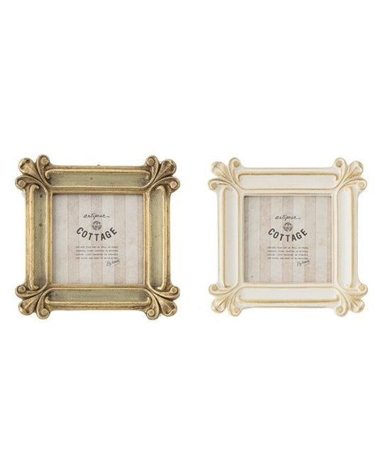 Mon pattern square mini photo frame (2 colors) 12.5 x 12.5cm M45-2459