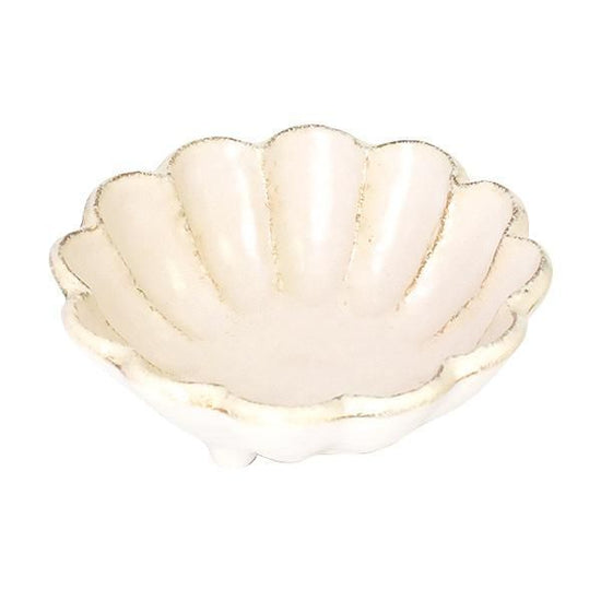 Linka White 12 Bowls, white Japanese tableware, small bowls, made in Japan, Minoyaki, stylish, modern.