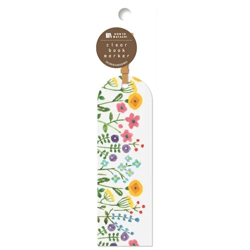 Furukawa Shiko Clear Bookmark – Flower Field