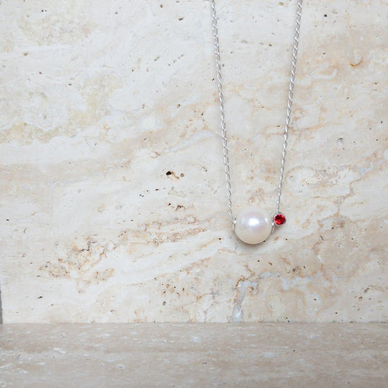 [sv950] Necklace ~ Akoya Pearls & Crystals