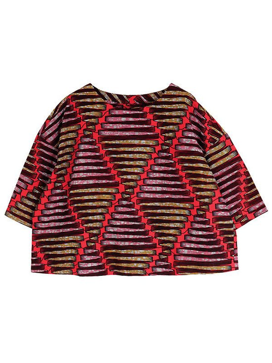 African print pullover (4 colors)