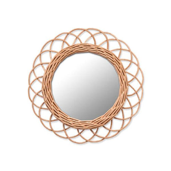 11640 Wicker mirror S natural