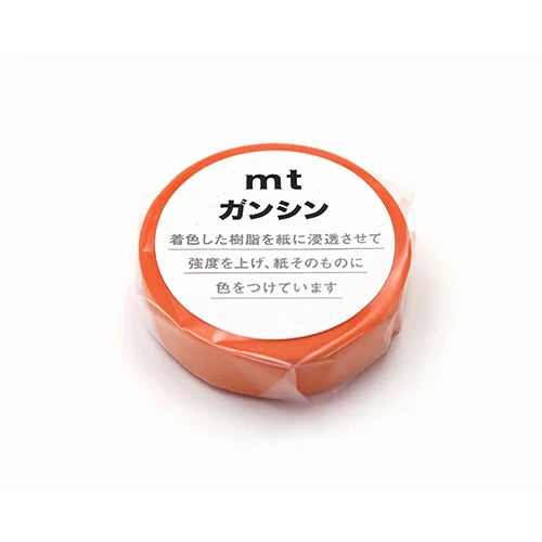 mt Gansin Large-Capacity Tape – Orange, 15mm×20m