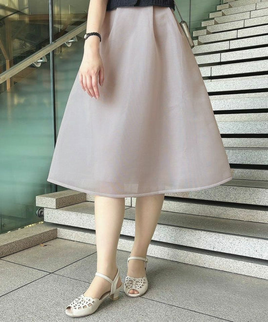 Sheer Clinoline Skirt / an3 Limited [51DG03p002].