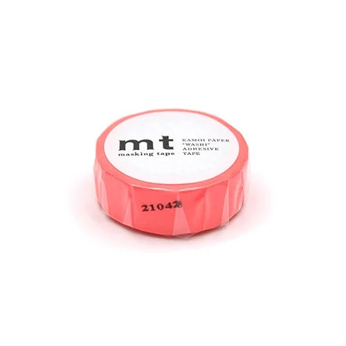mt Masking Tape – Shocking Red, 15mm×7m