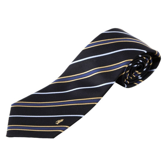 Tie Nishijin silk regimental stripe - 02. spirit Made in Japan