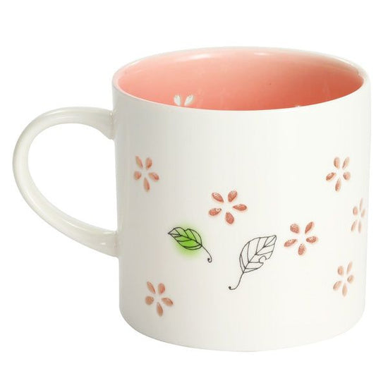 Hotarubori Mug Cup Flower and Cat Openwork (23065)