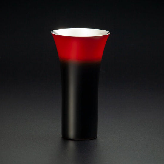 Lacquer polished cup, single-layer structure, Sai Series, Beer, Black Sai SCS-L601