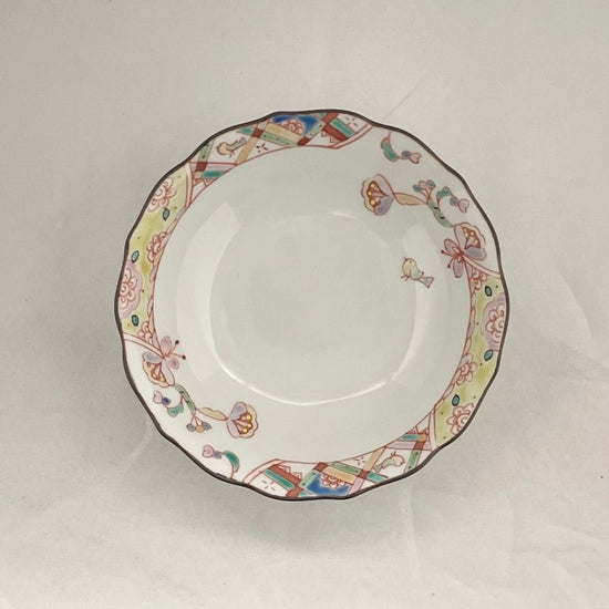 [Ginshu Kiln] Spring-flowering flower 4.3" shallow bowl
