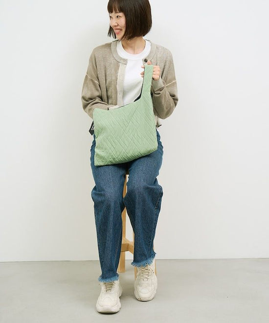 DOUBLE bag / green matrasse / S