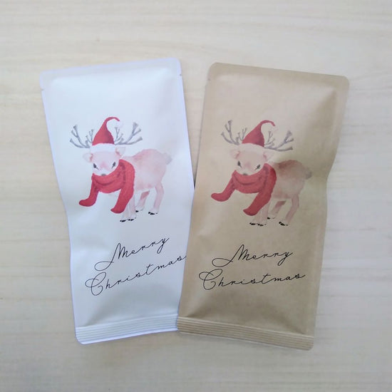 Tea Mail (Christmas Reindeer, Japanese black tea bag, 3g x 5p) [Black Tea/Gift].