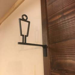 Toilet Sign Middle-Extraction Type for Men