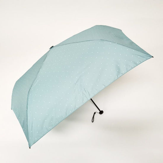 Flying Carbon Umbrella Dot Pattern Extremely Light Rain or Shine Folding Umbrella