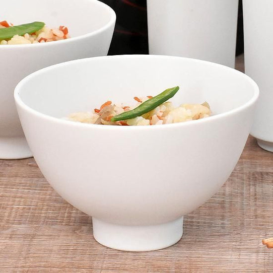 Cuisine Stone Mat Bowl S White Type Western Tableware Round Bowl Tea Bowl Made in Japan Minoyaki Fashionable Modern