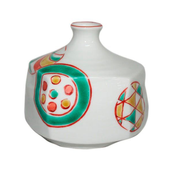 [Eisyou] Hexagonal vase with circle design