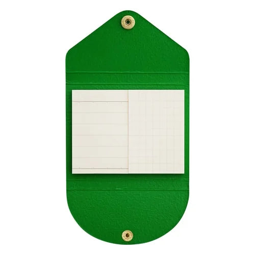 LIFE × Yamama Bungu Sticky Notes with Cover – Grid, Green, Ruled + Grid