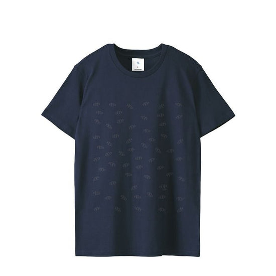 Regular fit T-shirt Navy "school of clownfish" Type B