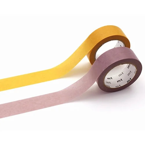 mt upcycle Masking Tape (Set of 2) – Yellow × Lavender, 15mm×7m