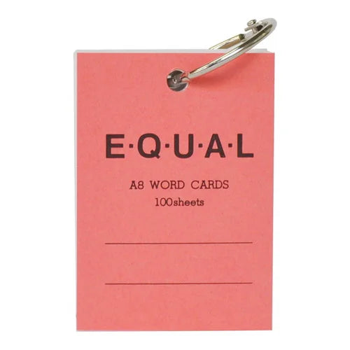LIFE Equal Word Cards – A8, Pink