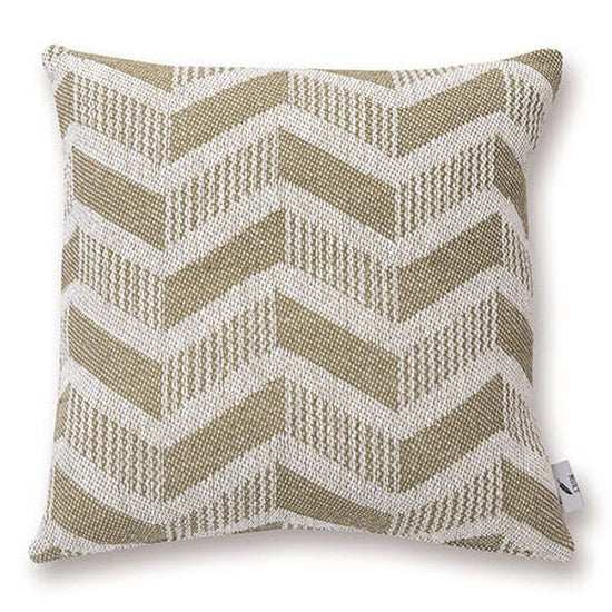 53377 MUKT cushion cover zigzag latte