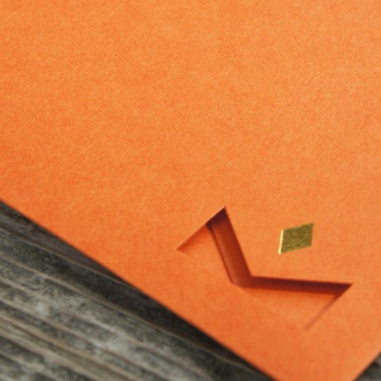 [Simple Orange] Stylish Envelope with Card HSB01B