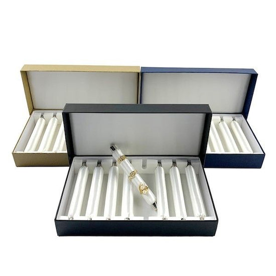 Ring storage box with 8 ring rods, paper box, lightweight L-10400