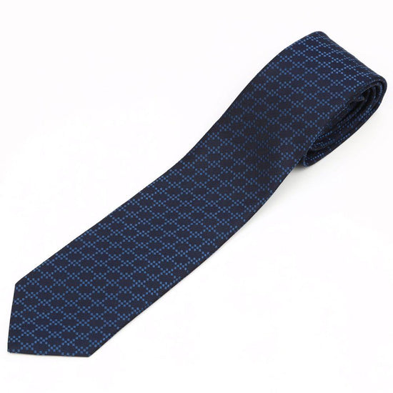 Necktie Kyoto woven silk diamond pattern - 25. Diamond Made in Japan