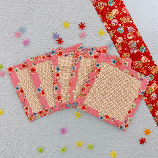 Tatami Coaster "Cherry Blossom Colored Pink "7