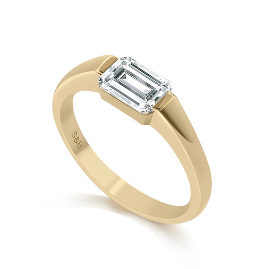 mezzanotte / emerald cut