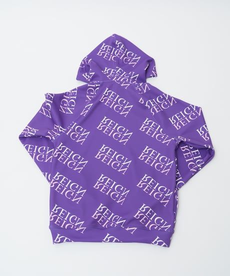 Monogram hoodie(Purple)