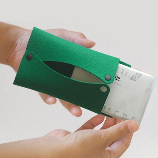 Pocket tissue case (green)