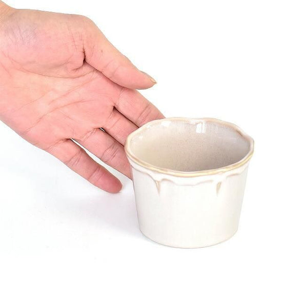 Ange Cup White Tableware Small Bowl Petite Bowl Cup Made in Japan Minoyaki, Stylish